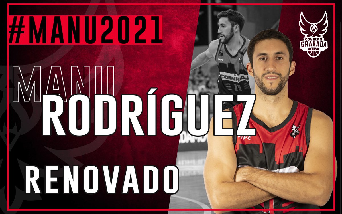 📝 𝗢𝗙𝗜𝗖𝗜𝗔𝗟 || Manu Rodríguez (<a href="/ManuRzB/">Manu Rodriguez B.</a>) continuará una temporada más en el Coviran Granada
ℹ️📹 bit.ly/3jpgfVa
