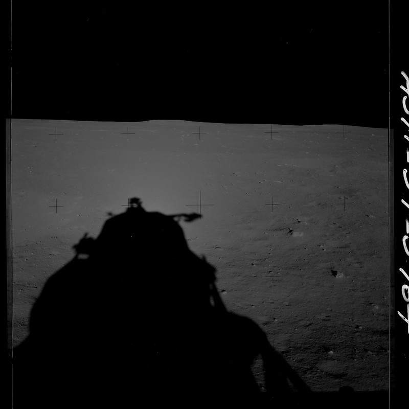 To mark the anniversary of  #Apollo11's landing, here's a thread of my favourite mission pictures! I'll be adding to it throughout the day, but let's start with a classic: the LM Eagle silhouetted on the Moon's surface just after landing.