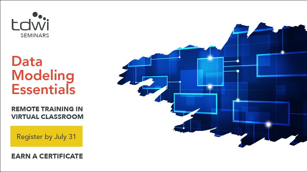 TDWI's tweet photo. Embrace #NonrelationalData with New #ModelingTechniques | Day 3 of the #TDWI #DataModeling Essentials #VirtualSeminar. Register now: https://t.co/Bkvo9oM8Bb https://t.co/h0uf09zBmp