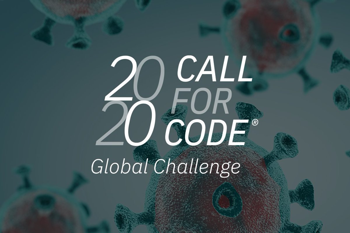 CognitionFoundr's tweet image. Innovators &amp;amp; problem solvers: last chance to submit your #COVID or #climatechange solution for the 2020 @CallforCode Global Challenge by 7/31 for a chance to win $200k &amp;amp; see your solution deployed. Accept the challenge &amp;amp; submit your solution --&amp;gt; callforcode.org/submit/