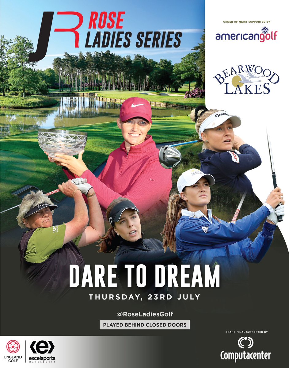 RoseLadiesGolf's tweet photo. DARE TO DREAM 

This Thursday @bearwoodlakes 

#RoseLadiesSeries 🐻🌳 https://t.co/4cBsaIo49l