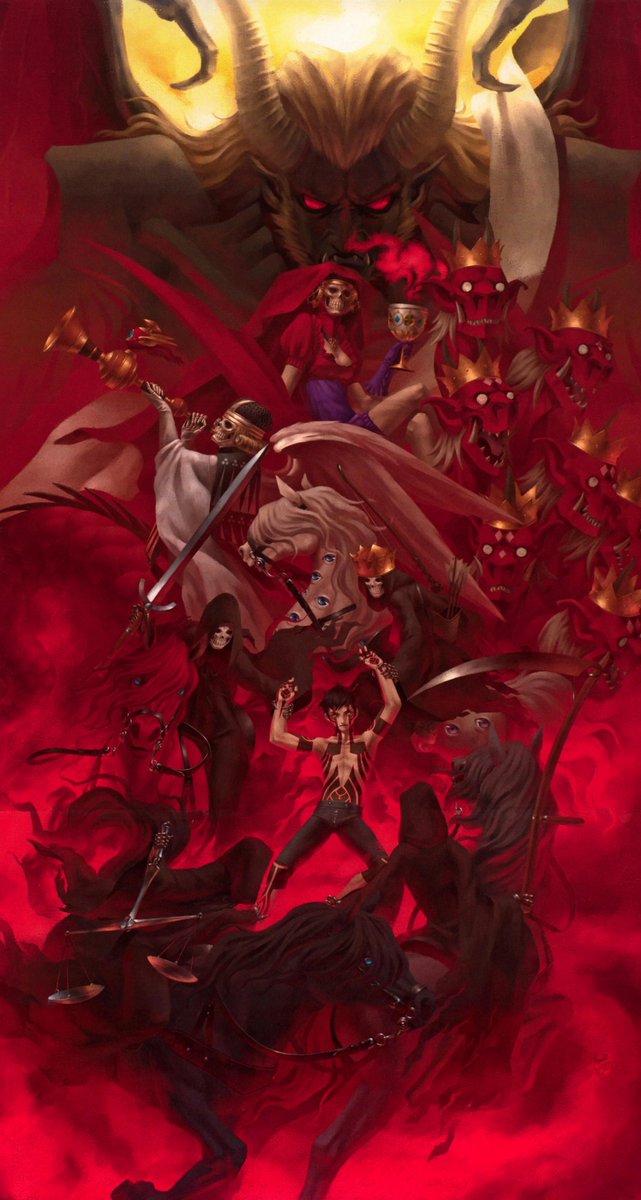 Dreamboum's tweet photo. You guys are going to go crazy when you'll get to play Nocturne. It was Kazuma Kaneko's magnum opus as an artist and designer. 

Kaneko was unmatched when the game released, a cold-blooded killer who released the most fascinating post-apocalyptic game ever imo https://t.co/XbOjjFUjOh