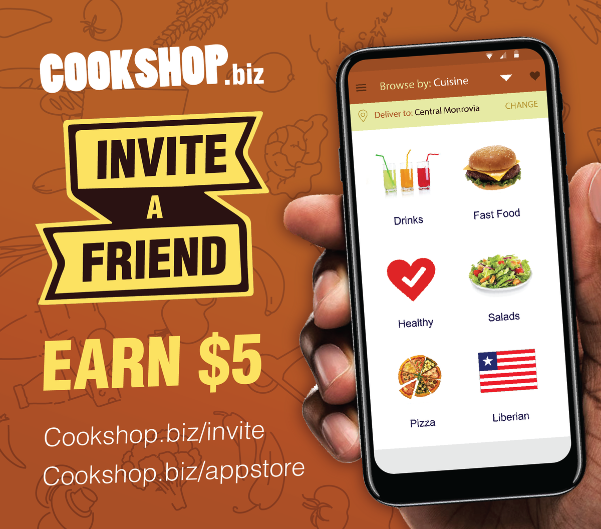 CookshopBiz's tweet photo. Invite a friend to use Cookshop and get $5 when they order!
Invite through our app https://t.co/skrYU7y60F
Invite through our website https://t.co/GcykPUT4E6
Invite all your friends and enjoy the rewards! https://t.co/ZuyaokW3CH