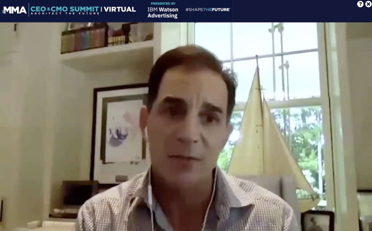 MMAglobal's tweet photo. “#AI can help us make faster decisions and augment human decision making to drive action and change. But we haven’t fully realized its potential in advertising.” @rwlord of @IBM
at MMA #CEOCMO Summit VIRTUAL #ShapeTheFuture #VirtualEvents #ArtificialIntelligence @IBMWatson https://t.co/Mt1TNSQgdG