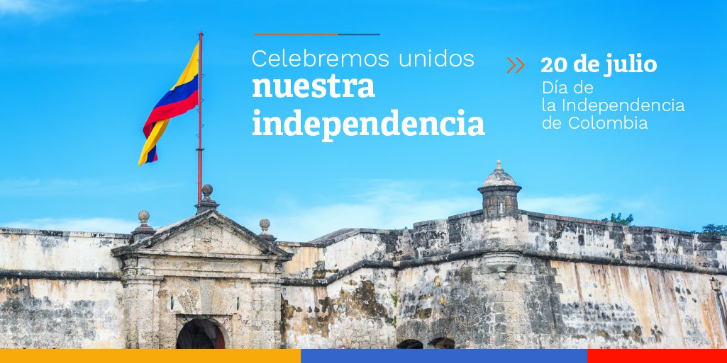 Findeter's tweet photo. 🇨🇴¡Hoy celebramos el nacimiento de nuestra nación y la grandeza de todos sus territorios! Junto al Gobierno Nacional seguimos trabajando por el desarrollo sostenible de Colombia y el bienestar de todos los ciudadanos
#ColombiaEsMiOrgullo
@infopresidencia
@IvanDuque
@SgomezSandra https://t.co/jIsxsqsJvZ