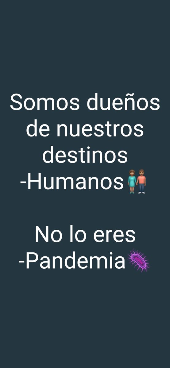 biancat02's tweet photo. Donde quedó el poder que creiamos tener? Pues toca volver a la humildad y lo sencillo. Creo que es evidente que la Pandemia nos ha mostrado que el sistema y soberbia humana no nos está ayudando. https://t.co/9gqe5gax1Q