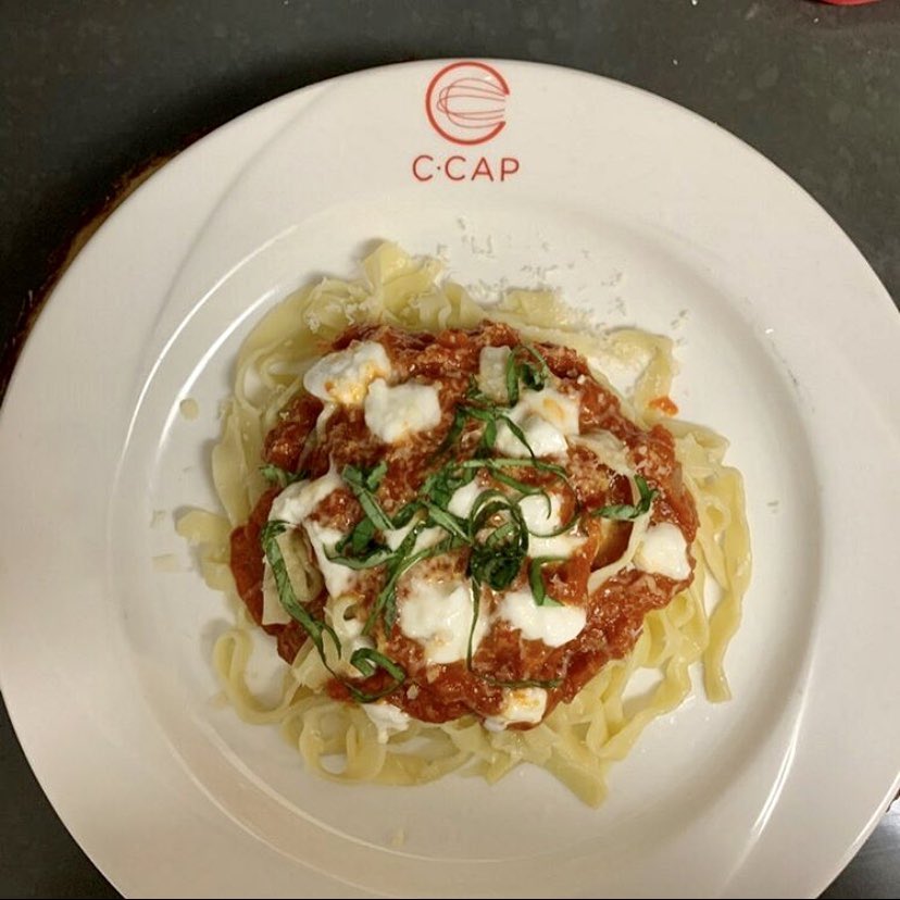 ccapculinary's tweet photo. You may be wondering how culinary arts education happens remotely— this is what it looks like! Here are some snaps of #CCAPStudents tuning into virtual classes and learning everything from knife skills to how to make pasta and pizza from scratch! https://t.co/4FMjln38jF