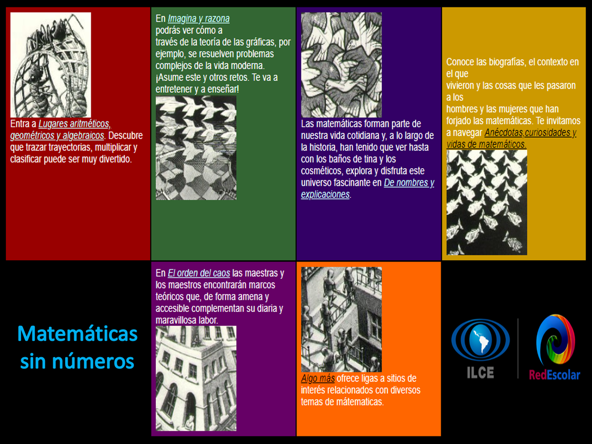 RedEscolar_ILCE's tweet photo. Las matemáticas también despiertan emociones como el gozo, el ingenio y el deseo del aprender mediante el juego; con #Matemáticassinnúmeros de #RedEscolar encuentra retos y actividades recreativas para todas las edades. Imagina tu #VeranoDivertido.--->https://t.co/Yanlyr7OGb https://t.co/xPdxu38N4Y