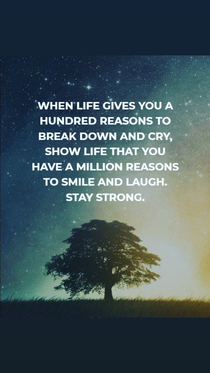 MsRobinFerguson's tweet photo. Motivation Monday #mondaymotivation #motivationmonday #life #hundredreasons #millionreasons #smile #laugh #staystrong  @MsRobinFerguson https://t.co/MW4L10AEgN