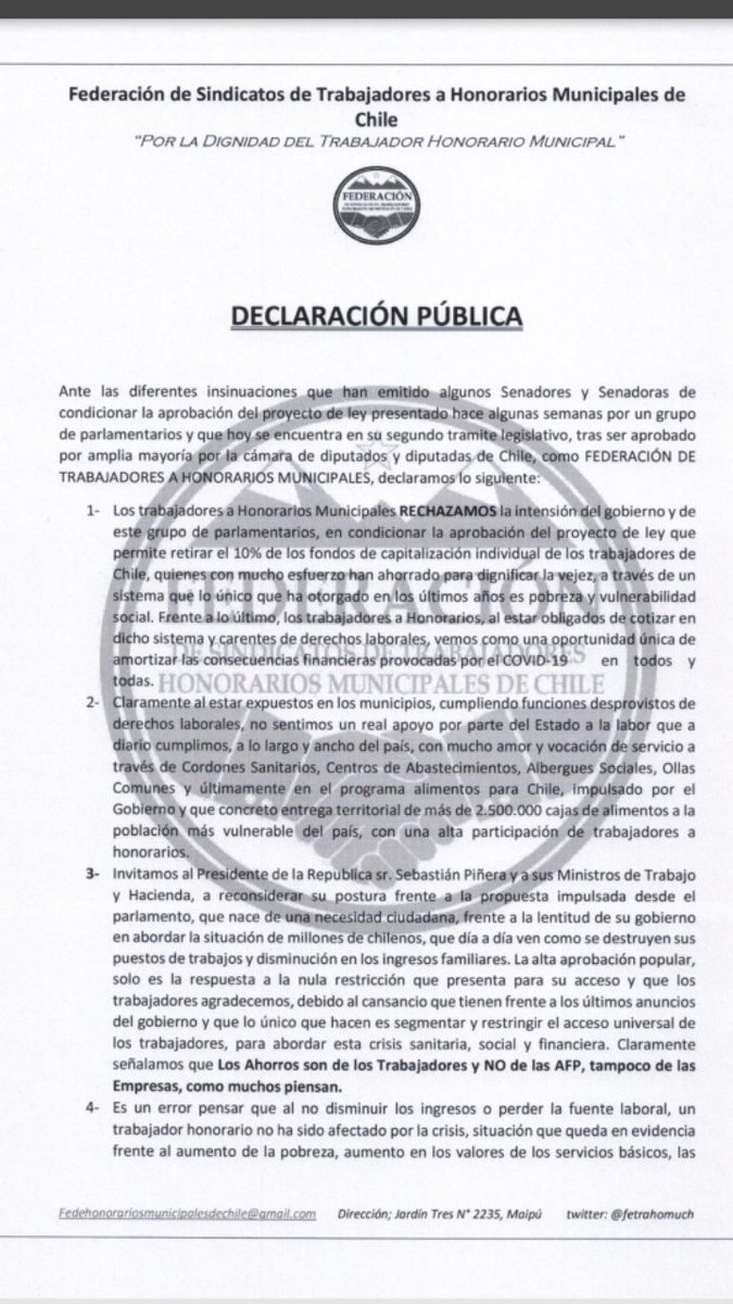 Sindicatohonor1's tweet photo. #NoSomosIndependientes
10% Universal https://t.co/CtdfjTnW3f