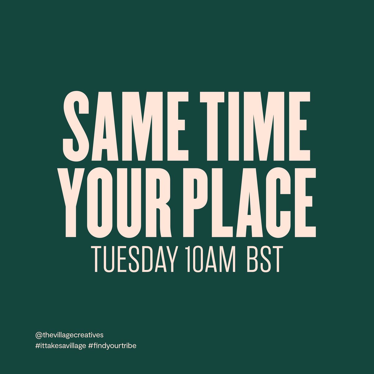 thevillage_uk's tweet photo. Join us tomorrow at 10am BST for our monthly virtual catch-up #TheVillageCreatives #Creative #Freelance #Furlough #VirtualCatchup #ItTakesAVillage #FindYourTribe DM for Zoom link and password https://t.co/xaYoPV1Imf