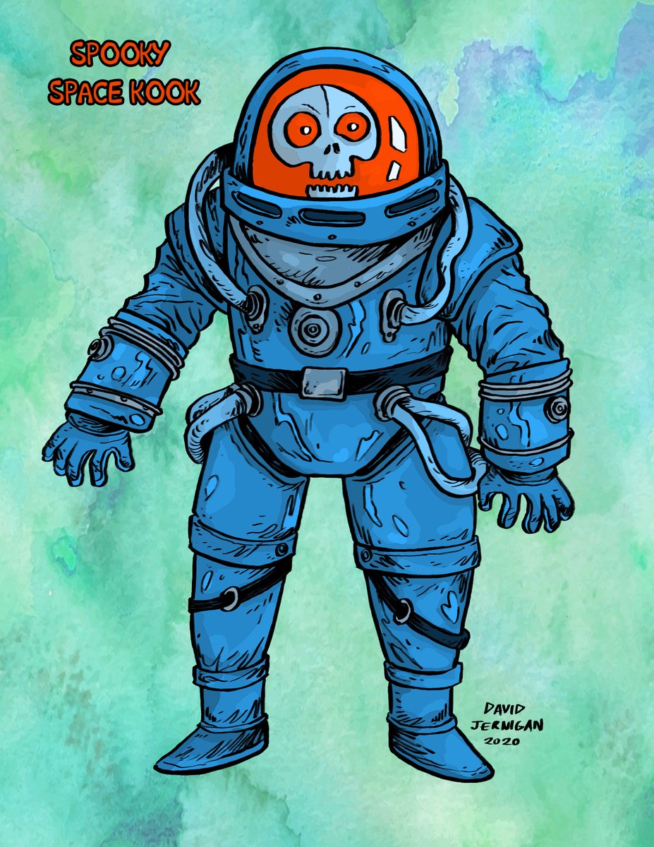 Dave Jernigan Here Is My Illustration Of The Spooky Space Kook From The Original Scooby Doo Show In The Episode Scooby And The Gang Investigate The Mystery Of A Ghostly
