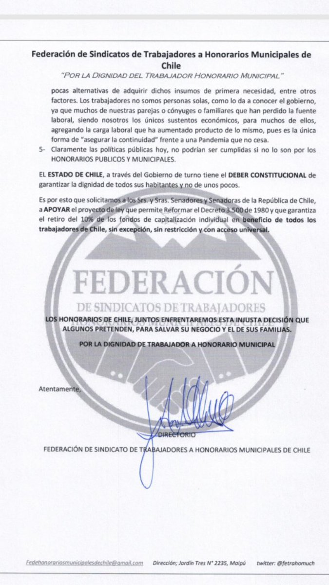 Sindicatohonor1's tweet photo. #NoSomosIndependientes
10% Universal https://t.co/CtdfjTnW3f