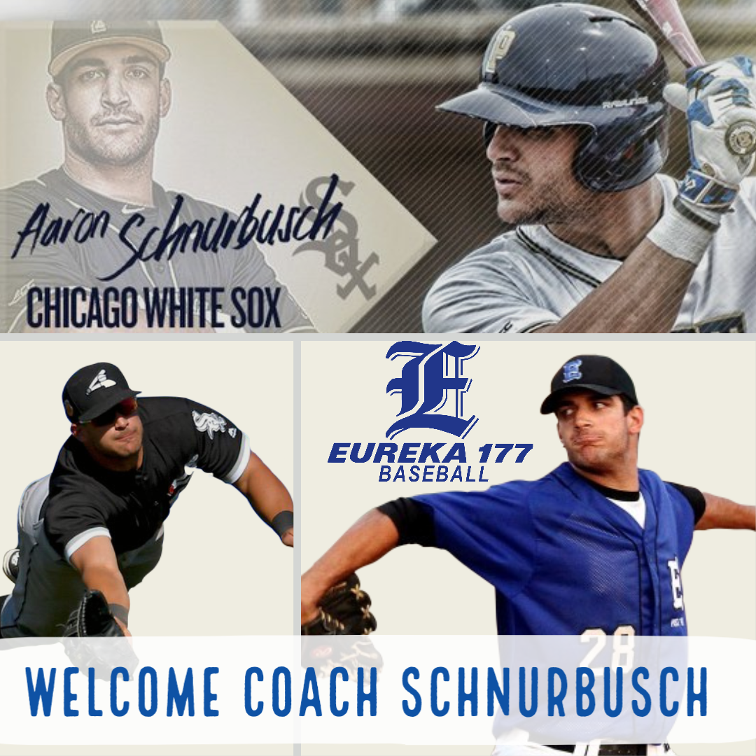 Post177Baseball's tweet photo. Eureka 177 Baseball  welcomes back former player Aaron Schnurbusch to the coaching staff.  Aaron has a great story starting at Johnson County CC.  University of Pittsburgh and finally drafted by the Chicago White Sox.    @Schnurwood https://t.co/Zm2QXVzCk2