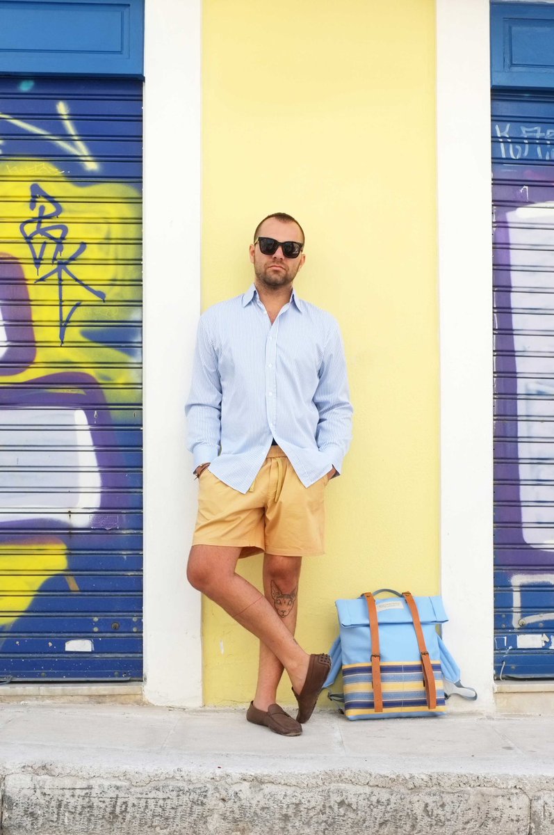 3QUARTERS_'s tweet photo. Need a spacious, waterproof, comfy backpack? Our James is all of the above + more. Get your one-off design. Nobody else will ever have it. 👀
M E R, the #SS2020Collection online & in store
.
#my3quarters #sustainablefashion #supportsmallbusiness #greeksummer #summeringreece https://t.co/T7SncB4yng