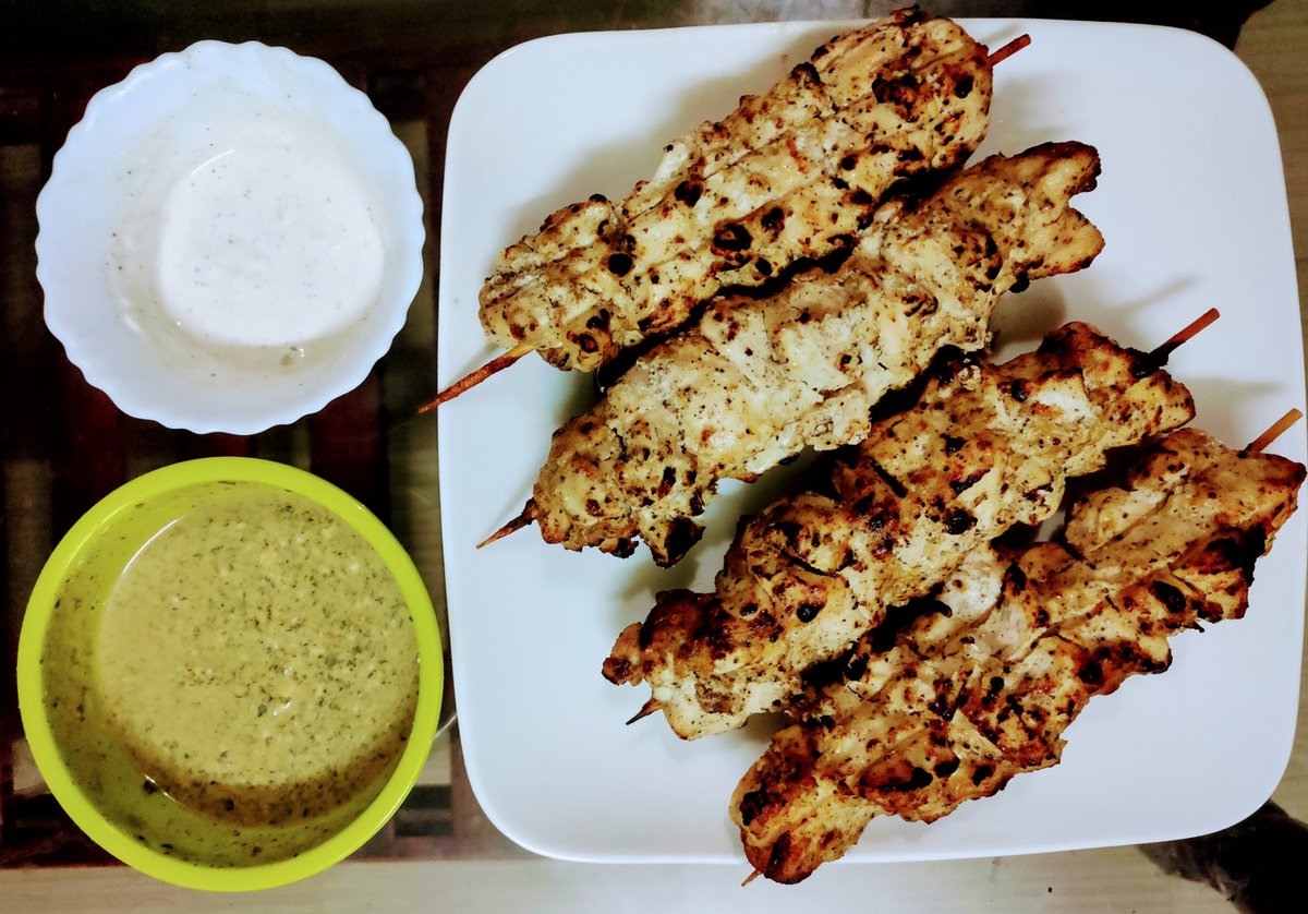 anukpriya's tweet photo. Chicken Malai Kebab by @rajeevespillai 😋 https://t.co/4oBU4Ru70Y