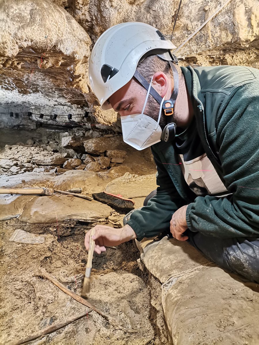 PhD student @Miguel_preh is working on the skeletal remains from #RocOrenetes @iphes #Queralbs #Taphonomy #ForensicAnthropology