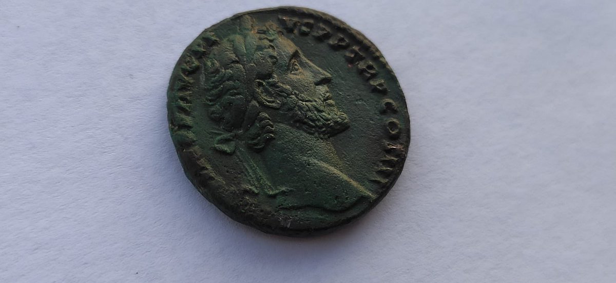 AlbEsquivel's tweet photo. #archaeonumismatics. Asse imperiale di Antonino Pio (138-161 d.C.) from VENTURINA TERME, Italy by Trust Sostratos. Details can be found on the following website: https://t.co/3CamoYBaFv #publicarchaeology https://t.co/pMjLcT5qkW
