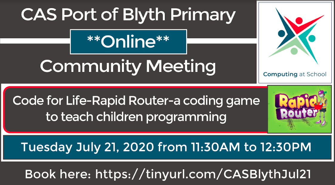 casnortheast's tweet image. Tomorrow morning teachers in Port of Blyth can join us for an interactive demonstration on how Rapid Router works and how it can benefit your teaching. Book your FREE place now: bit.ly/30prhRD
#RapidRouter #Teaching #Computing #PortOfBlyth