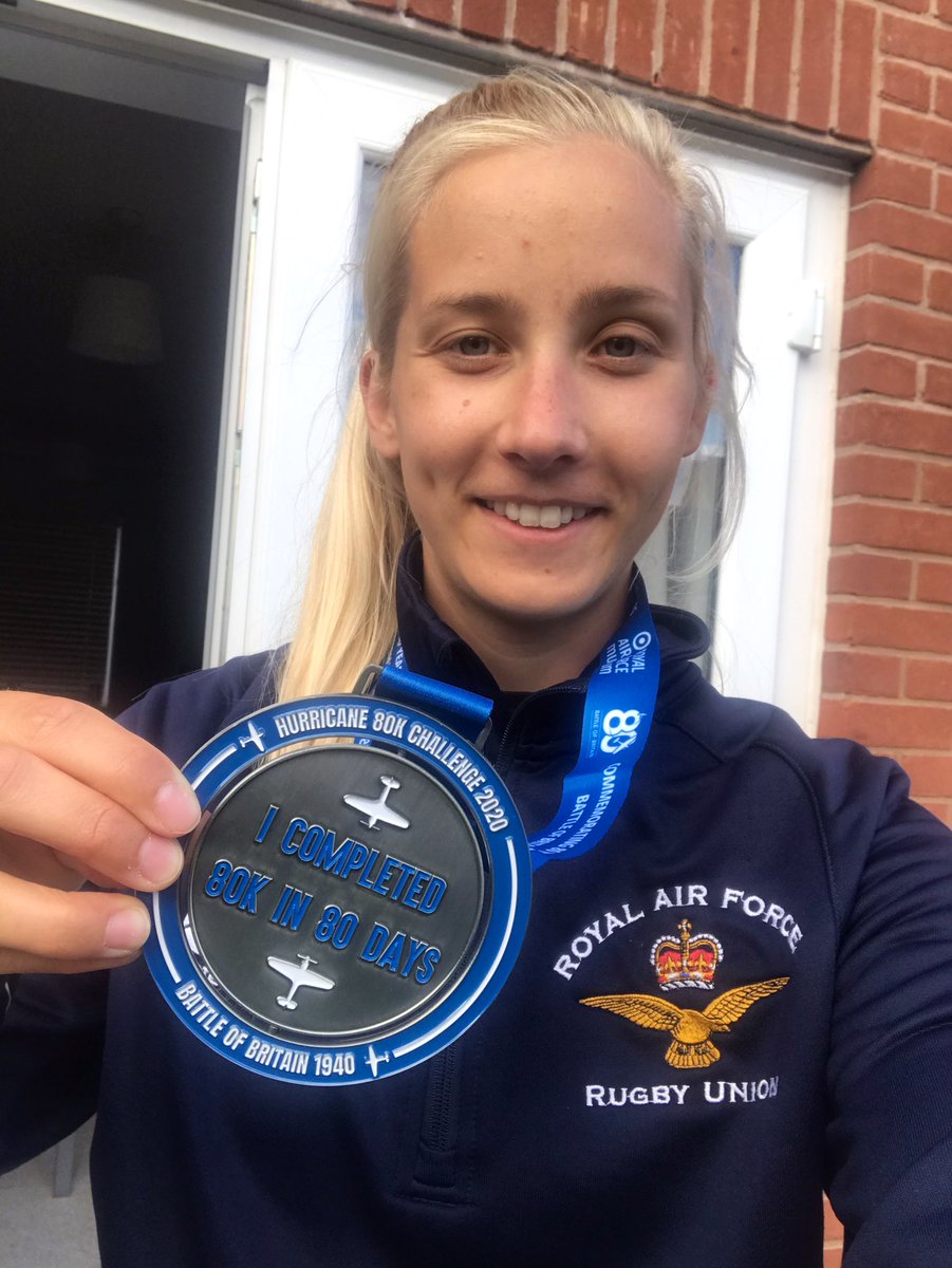 AmberGuest93's tweet image. Completed 156k in 80 days and received my #Hurricane80k medal today! It’s been a great encouragement during lockdown to get me out of the house, thank you @RAFMUSEUM #Hurricane80kChallenge