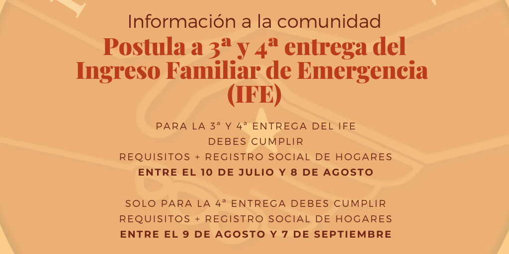 provisolidaria's tweet photo. Si no postulaste para al 1ª y 2ª aún podrías hacerlo a las siguientes entregas del IFE https://t.co/JIf8UkPdOP