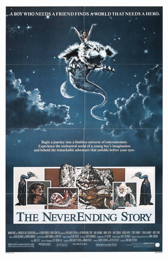 MultiversoTM's tweet photo. Hoy hace 42 años del estreno de "La historia interminable", una maravillosa historia de fantasía. ¿Te gustó?  https://t.co/EiAxspHfva