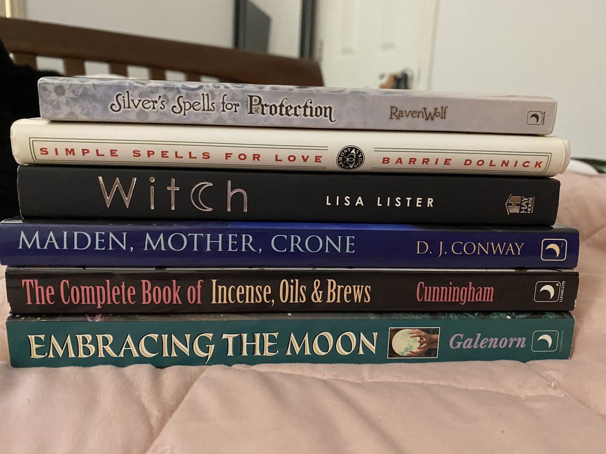Okay I’m back. Soooo.. books? I have tons of them. It’s where I recommend starting with anything to do with the craft. You have to learn before you can start practicing. YouTube is also a really good resource. These are some of the books I have but not all