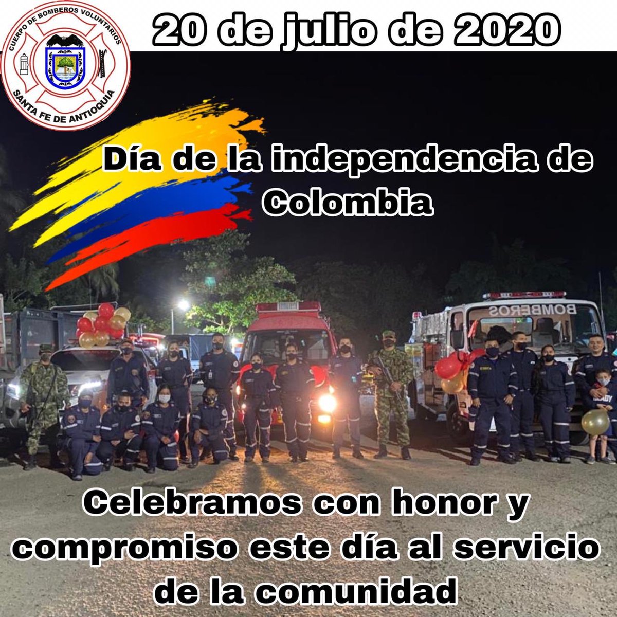 Bomberos Santa Fe de Antioquia tweet media