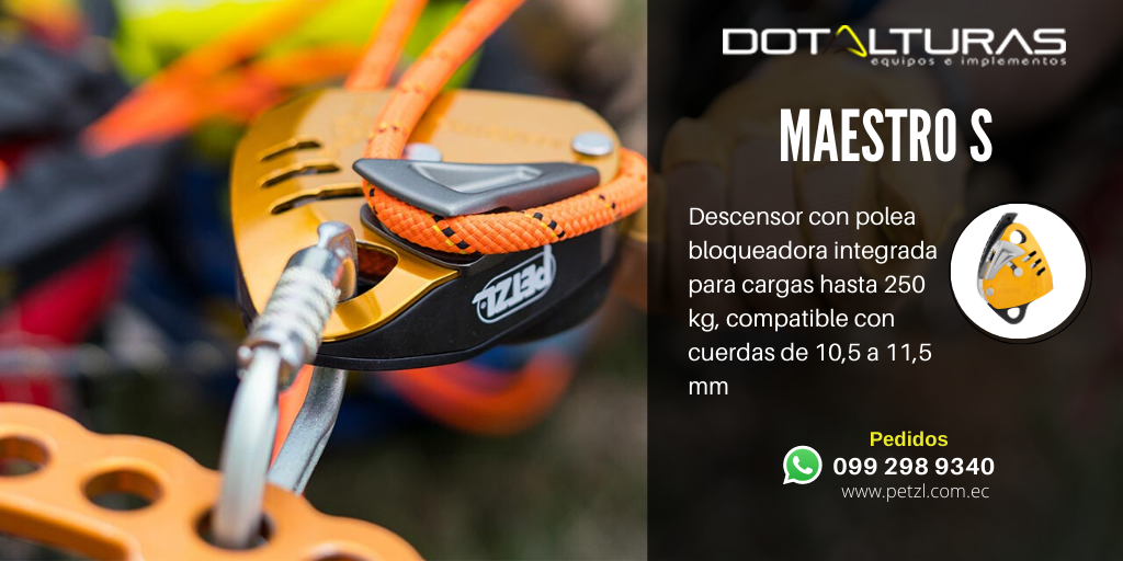 dotalturas's tweet photo. MAESTRO S
👉 Es un descensor diseñado para las operaciones de rescates técnicos. Facilita la manipulación de cargas pesadas, tanto en descenso como en izado.
LINK: https://t.co/tRwCvTgkap
Pedidos: 📲 099 298 9340
#petzlenecuador #maestros #descensor https://t.co/Z4fCrESsJE