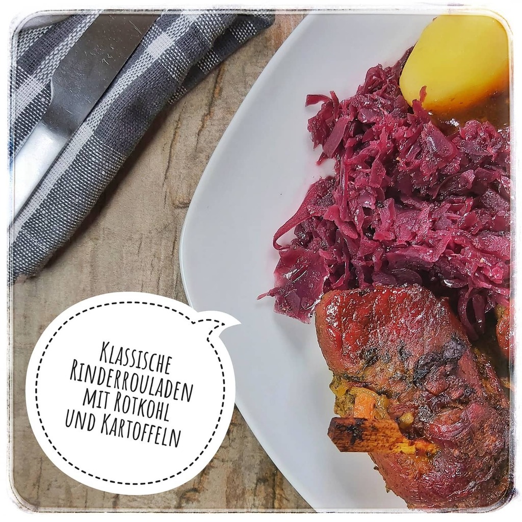 cookeriki_de's tweet photo. Klassische Rinderrouladen mit Rotkohl und Kartoffeln
.
#food #foodporn #foodblogger #foodphotography #foodpic #foods #foodie #foodies #foodism #foodlove #foodlover #foodiegram #foodshare #foodoftheday #foodgram #foodpics #yumyum #yummy #yummyfood #instay… https://t.co/vVIGBQNsrm https://t.co/c9m3w9Xxh9