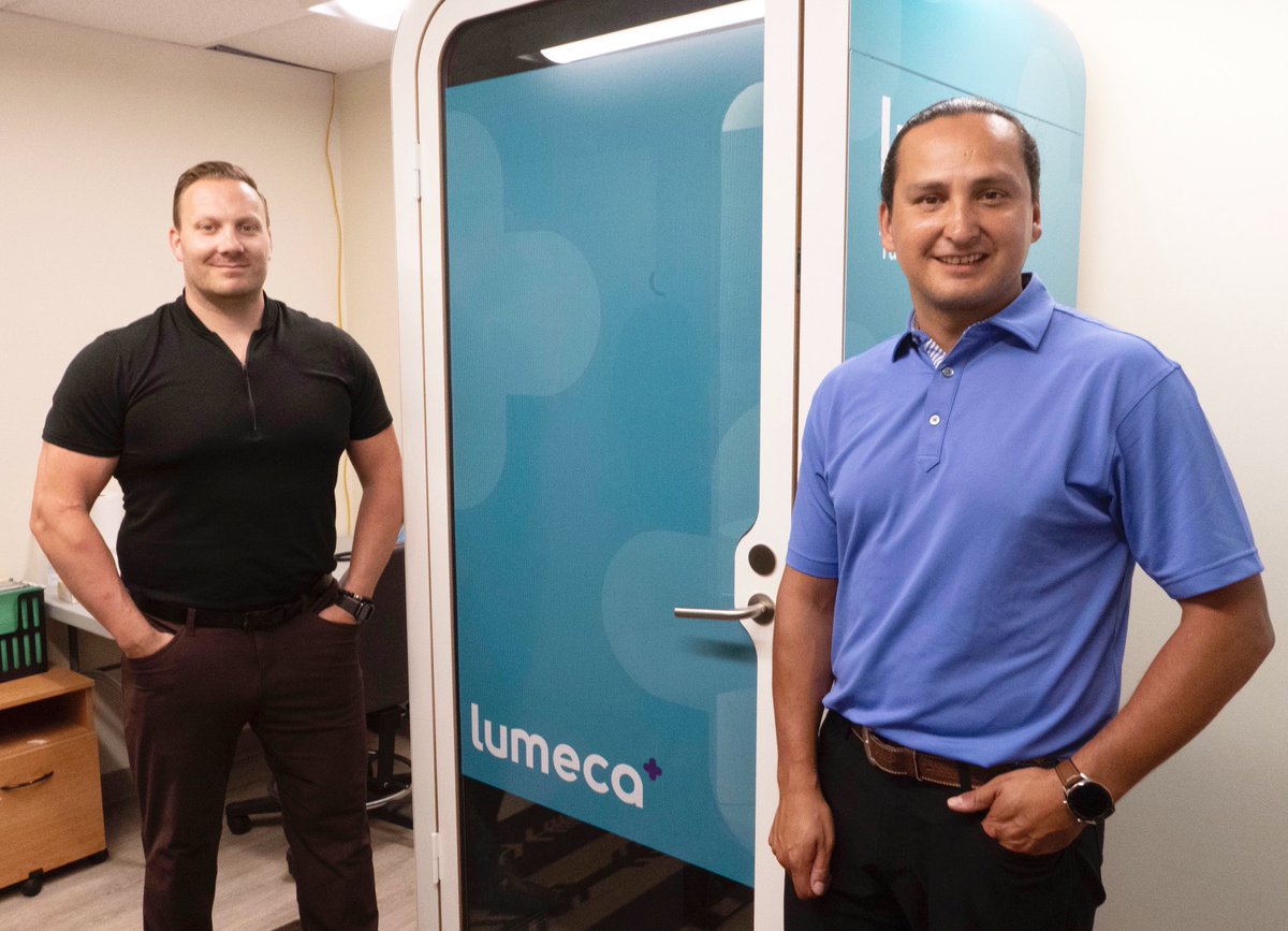 LumecaHealth's tweet photo. Lumeca is proud to partner with Cowessess First Nation to connect physicians and patients by launching Canada's First Virtual Healthcare Pod.
https://t.co/dVA5WEIidx
#Lumeca #Cowessess #FirstNationals #VirtualHealthcare #Telehealth #Telemedicine #HealthcarePod #HealthPod https://t.co/BqCsclmbSd