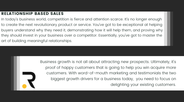 RevM's tweet photo. If you're running a #Tech StartUp, check out our #blog on driving relationship based sales. 👉 https://t.co/hmgPv2c4jj

We've included steps on how to grow your business through the medium of creating &amp; sustaining relationships with clients.

#InboundMarketing #StartUp https://t.co/9KVmfHrqUD