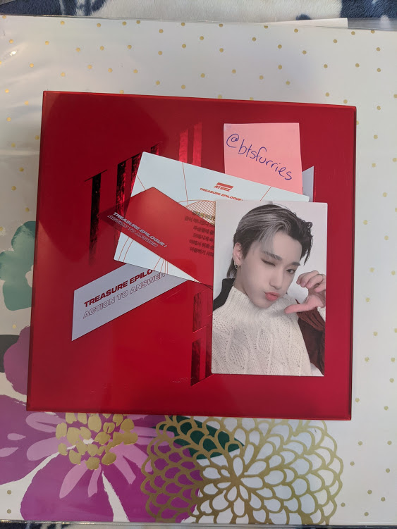 ateez action to answer album a version- san pc - no poster/ stickers- $16