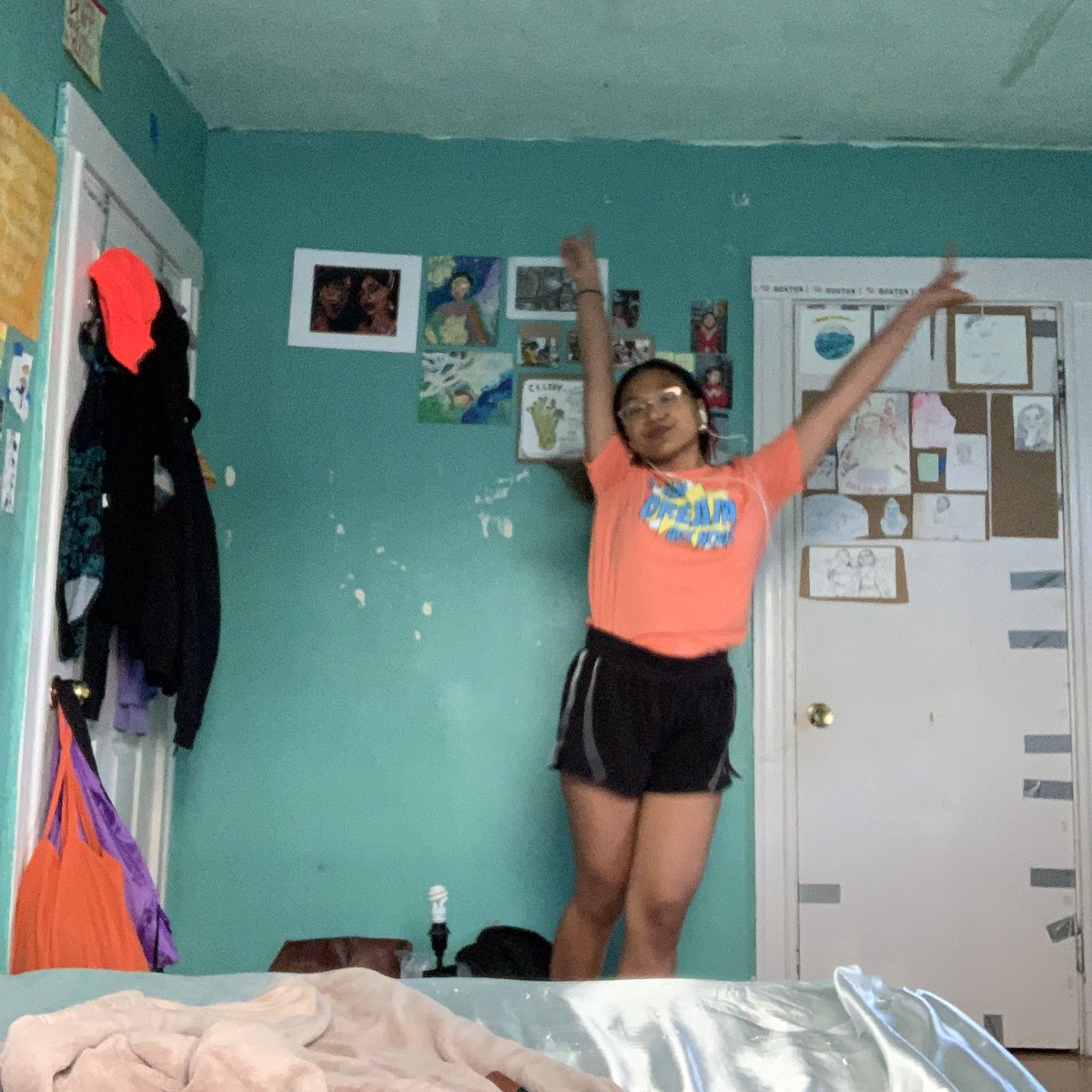 withacry's tweet photo. Y’all like my shirt today? Cos I love it. #CleanDreamActNow there’s a lot to be done. #baddieswithamessage 🌻 https://t.co/SDIajILgsw