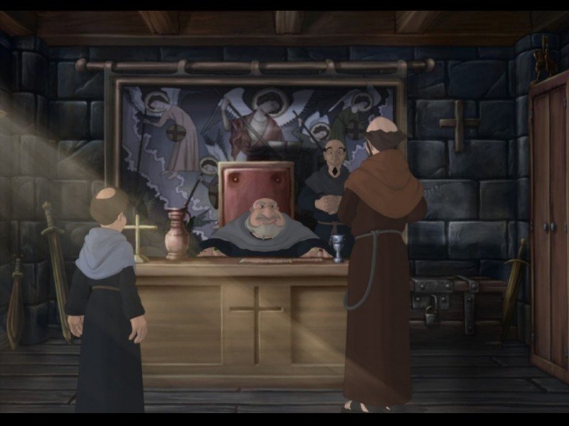 Wolfister_'s tweet photo. #1Juegopordia recomienda el título de hoy a los amantes de #ElNombredelaRosa y de #LaAbadiadelCrimen. Os traigo #TheAbbey para #PC. Una aventura gráfica de #AlcachofaSoft doblada al castellano y gráficamente una pasada. La banda sonora muy guapa también. Hacedme caso por una vez. https://t.co/U1Bqe6iTPk
