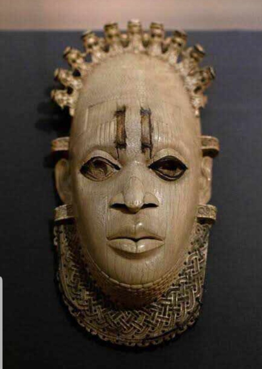 slimussy's tweet photo. The Queen Idia mask also known as Festac 77. The attachment between me &amp; Festac has finally surfaced ✌🏾#EdoRoyals #edoblood 💞#festaccommunities #festac https://t.co/twbWPLOnsP