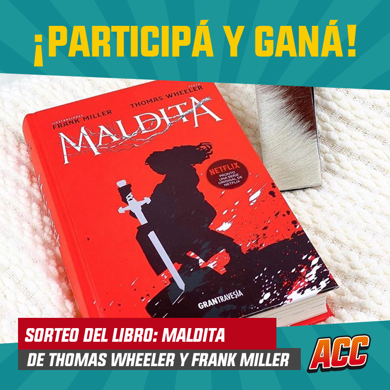 ArgComicCon's tweet photo. [SORTEO] ¡Seguí los pasos y participá! Sorteamos 1 libro de #Maldita de Thomas Wheeler y Frank Miller. ¡El 24/7 anunciamos al ganador! Los pasos para participar son:
1-Seguí a @ArgenComicCon y a @OceanoARG en Twitter.
2-Hacé RT de esta publicación.
Listo! https://t.co/J9OkdLJzcu