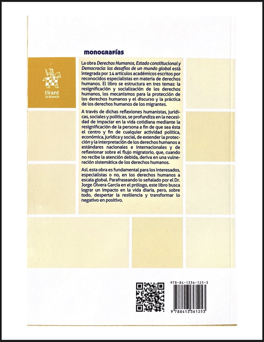 JorgeOlveraG's tweet photo. Un gusto enorme compartir que ya está listo el libro “Derechos Humanos, Estado constitucional y democracia: los desafíos de un mundo global”, una obra que coordiné con el fin de reunir las reflexiones de reconocidos especialistas en materia de #DDHH. Pronto estará en línea. https://t.co/AcsxwwPXxX