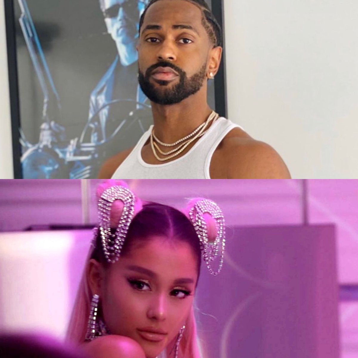 BuzzingPop's tweet photo. One of the members from #BigSean’s camp seemingly confirms a collaboration between the rapper and #ArianaGrande by liking THIS tweet. https://t.co/U3Cmfgyw5s