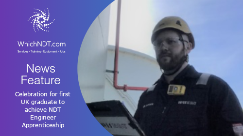 whichndt's tweet photo. Celebration for first UK graduate to achieve NDT Engineer Apprenticeship!

Read the full article here: https://t.co/PkbeZVb2hr

#ndt #inspection #apprenticeship #whichndt #training #funding #degreeapprenticeships #BINDT @SkillsTrain_UK https://t.co/OlnB5WuSmm