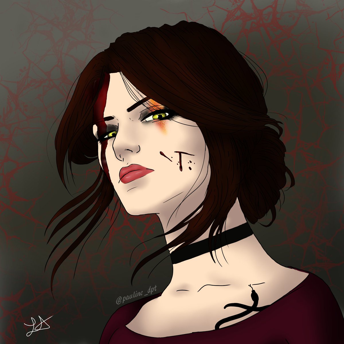 Pauline_Dpt_'s tweet photo. Lara~ ⚔🖤 https://t.co/aSVaa6JwSX