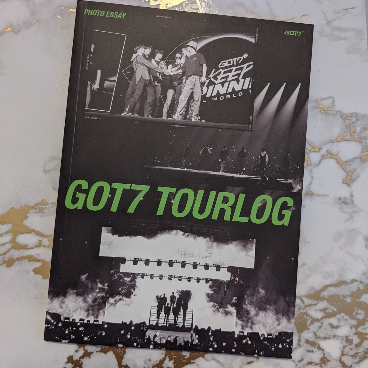 got7 spinning top tourlog - $7