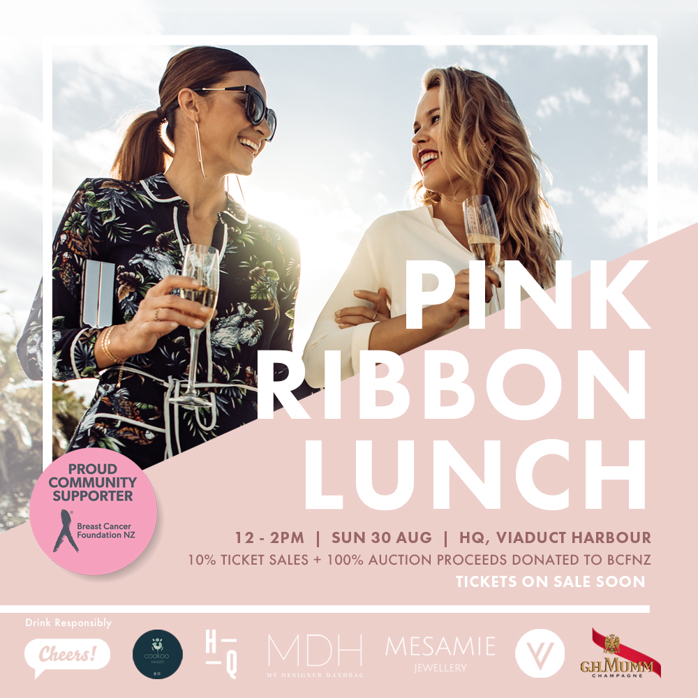 You're invited to join us for an afternoon of glamour at the Viaducts sassiest venue Headquarters, in aid of the <a href="/pinkribbonNZ/">BCFNZ</a>.

Find out more at the link below: 
facebook.com/events/6040293…

#pinkribbonnz