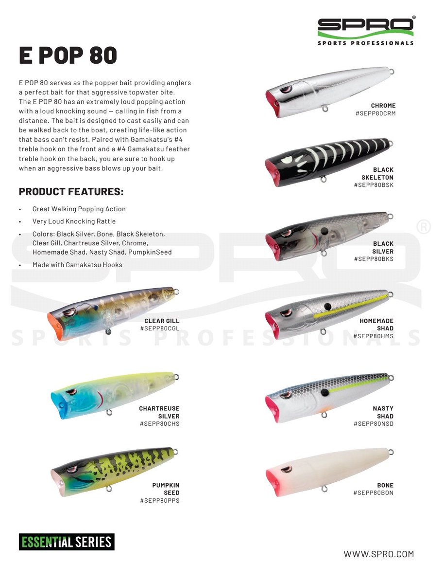 CanuckBassin's tweet photo. Can't wait to get my hands on these new #EPop80's from @SPRO_USA!
#whatspoppin?
#spro
#sprofishing
#sprousa https://t.co/XdBvdEoCNX