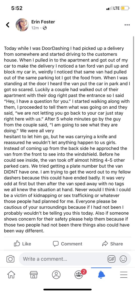 erinfoster2242's tweet image. Please read...and PLEASE just be safe everyone.