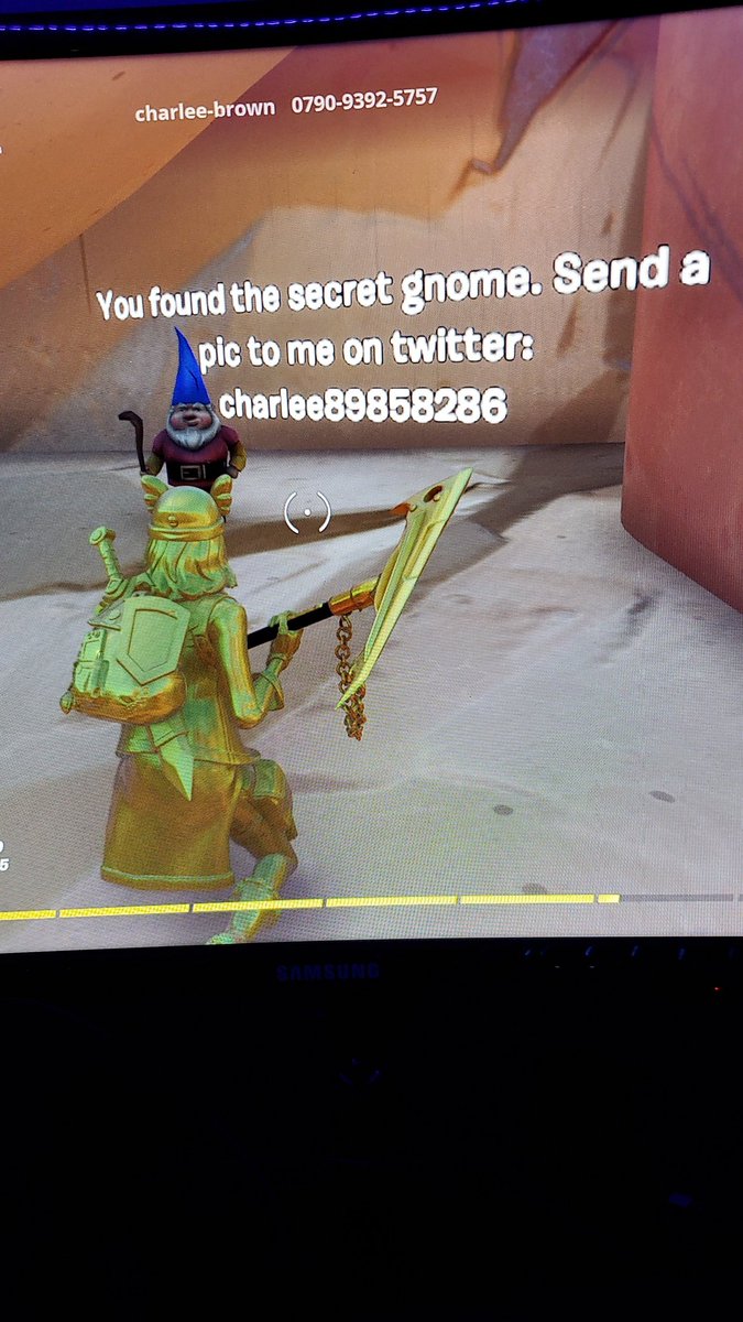 Gold_President_'s tweet photo. @charlee89858286 found the secret gnome on your 100 level deathrun! great job on it by the way! https://t.co/MZn1RkBZPf