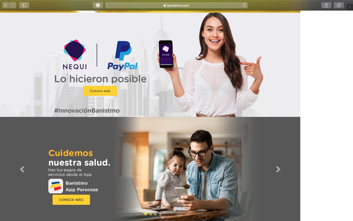 darbyte's tweet image. Alguien me puede explicar cómo @Banistmo ofrece asociar PayPal y Nequi, pero resulta ser que no funciona con iPhone pero la publicidad dice que es compatible?. Ahora qué hago con e dinero que me transfirieron en PayPal?. @AcodecoPma sabe la respuesta?