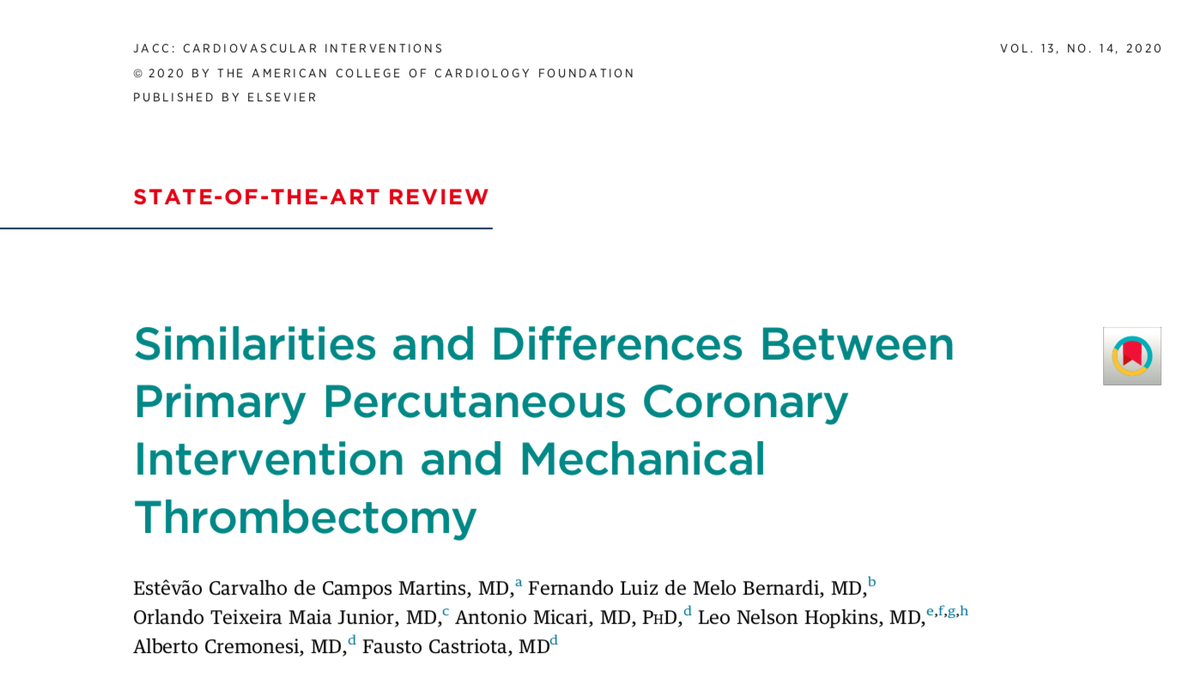 Estevao_Mart's tweet photo. Delighted to be joined by so many prominent friends in this important publication on the JACC: Cardiovascular Interventions. https://t.co/oP7Puwae7E
