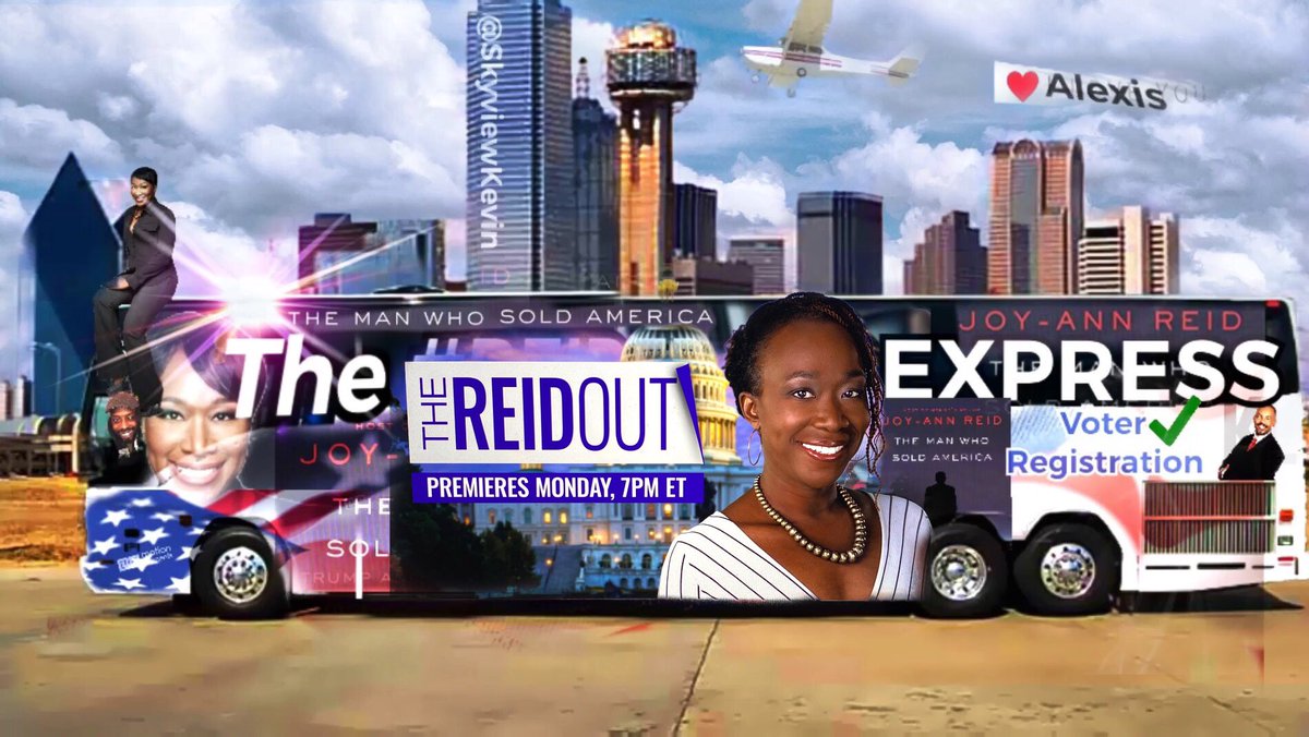 SkyviewKevin's tweet photo. @Holmey1 @JoyAnnReid That Music ENTRANCE MONTAGE was HOT!!!!  Made you wanna watch, if I weren’t already tuned in!!!!!!  #Reiders #TheReidOut https://t.co/BfbY5ryB6D