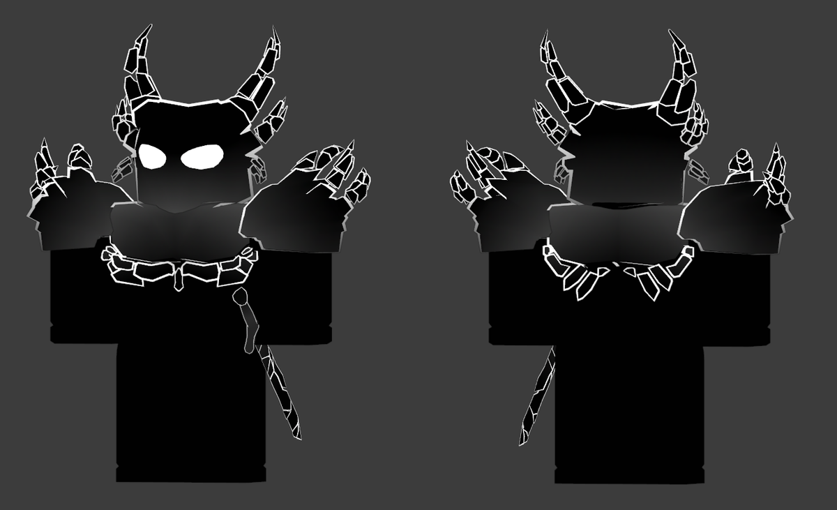 John Drinkin On Twitter The Shattered Knight A Collab With Ellzd And Guestcapone As With Emily S Post You Ll Be Able To Mix And Match Different Pieces Of The Set To Make Your - roblox character knight